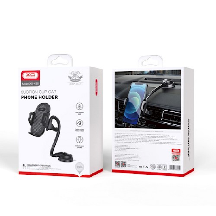 XO Car holder for smartphones C85, Black