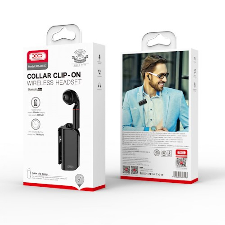 XO Handsfree earphone BE27, Black