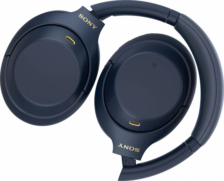 Sony wireless around-ear headphones WH-1000XM4, Blue Sony wireless around-ear headphones WH-1000XM4, Blue