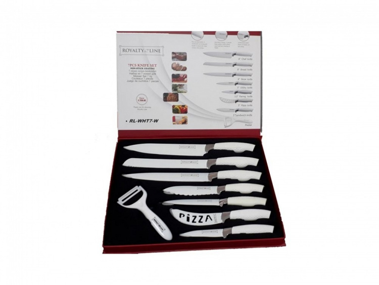 Royalty Line Knife set with nonstick, 8-Pack