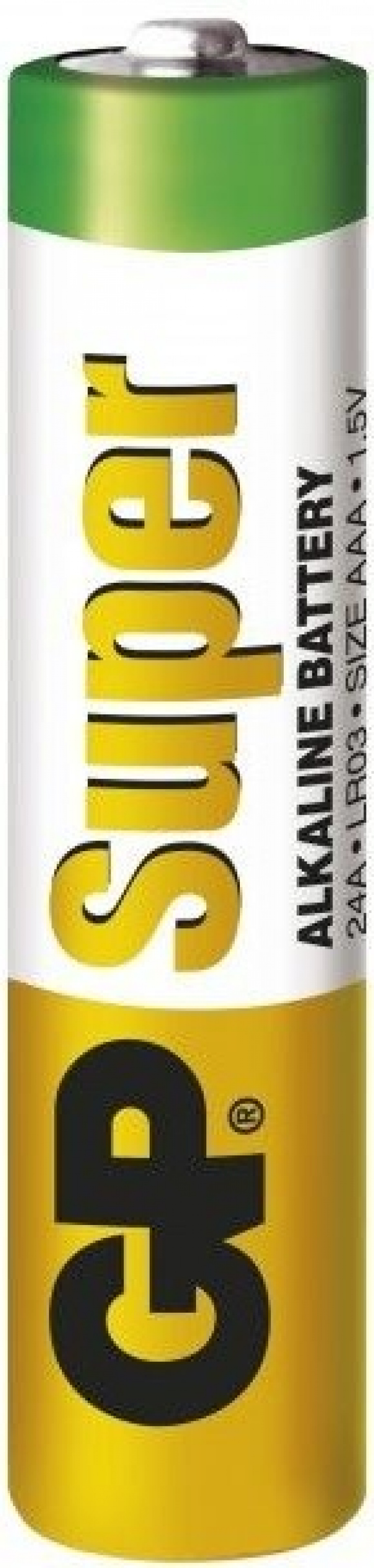 GP Super Alkaline AAA battery, 24A/LR03, 12-pack