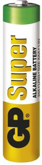 GP Super Alkaline AAA battery, 24A/LR03, 20-pack