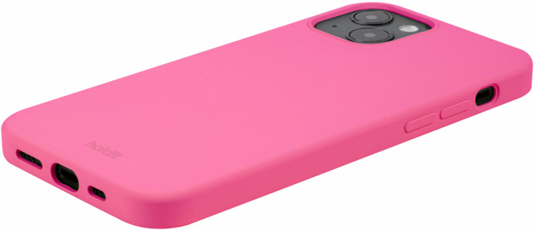 Holdit Silicone Case Bright Pink, iPhone 14 Plus