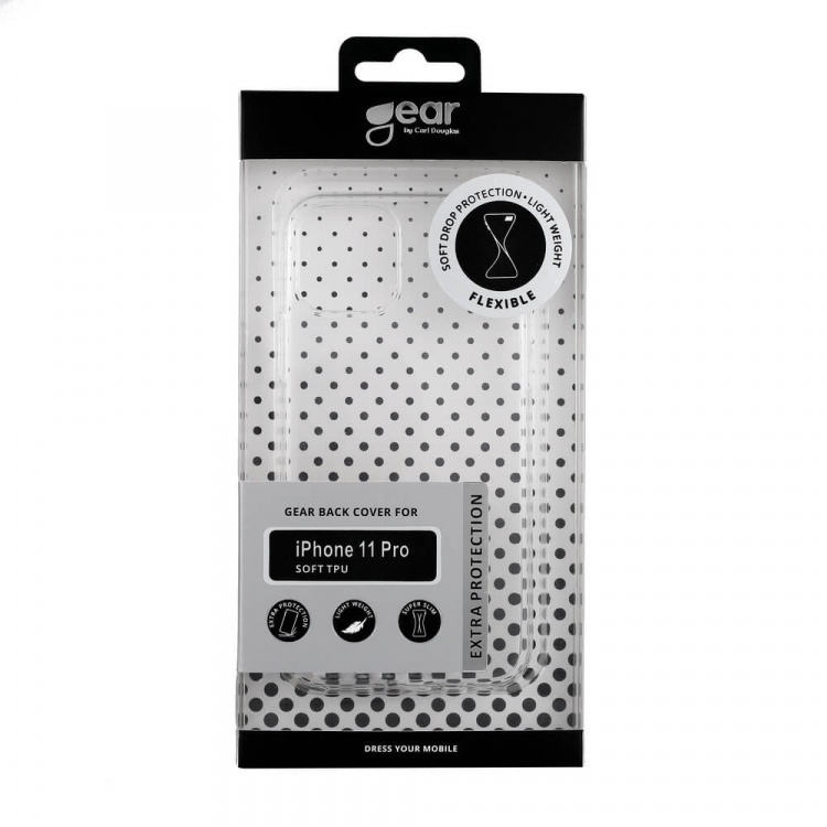 Gear Phone Case TPU Transparent - iPhone 11 Pro Gear Phone Case TPU Transparent - iPhone 11 Pro