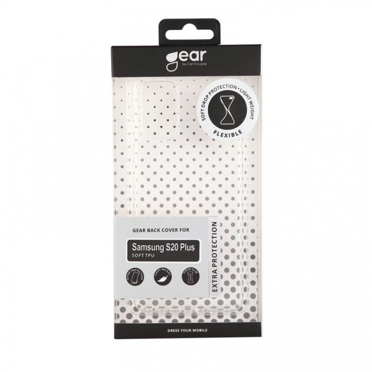 Gear Phone Case TPU Transparent - Samsung S20 Plus Gear Phone Case TPU Transparent - Samsung S20 Plus