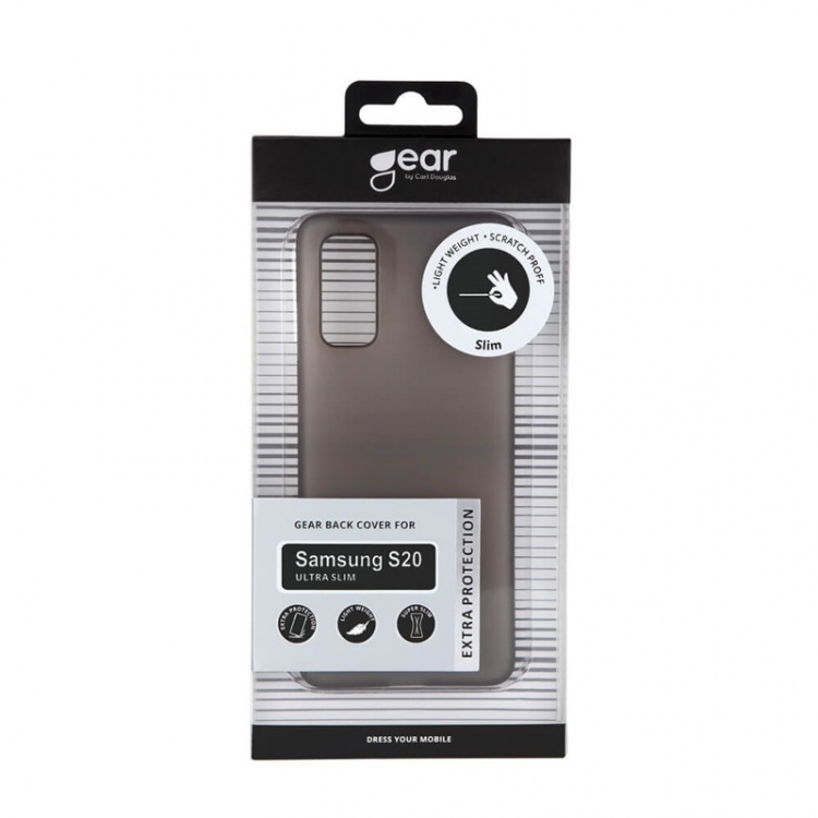 Gear Phone Case Ultra Slim Black - Samsung S20 Gear Phone Case Ultra Slim Black - Samsung S20