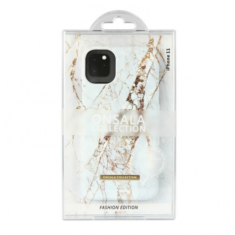 Onsala Mobile Cover Soft White Rhino Marble iPhone 11 Onsala Mobile Cover Soft White Rhino Marble iPhone 11