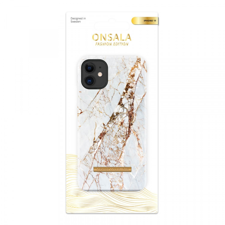 Onsala Mobile Cover Soft White Rhino Marble iPhone 11 Onsala Mobile Cover Soft White Rhino Marble iPhone 11