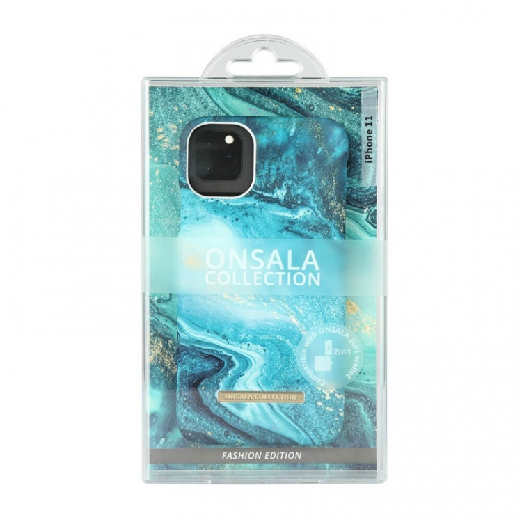 Onsala Mobile Cover Soft Blue Sea Marble iPhone 11