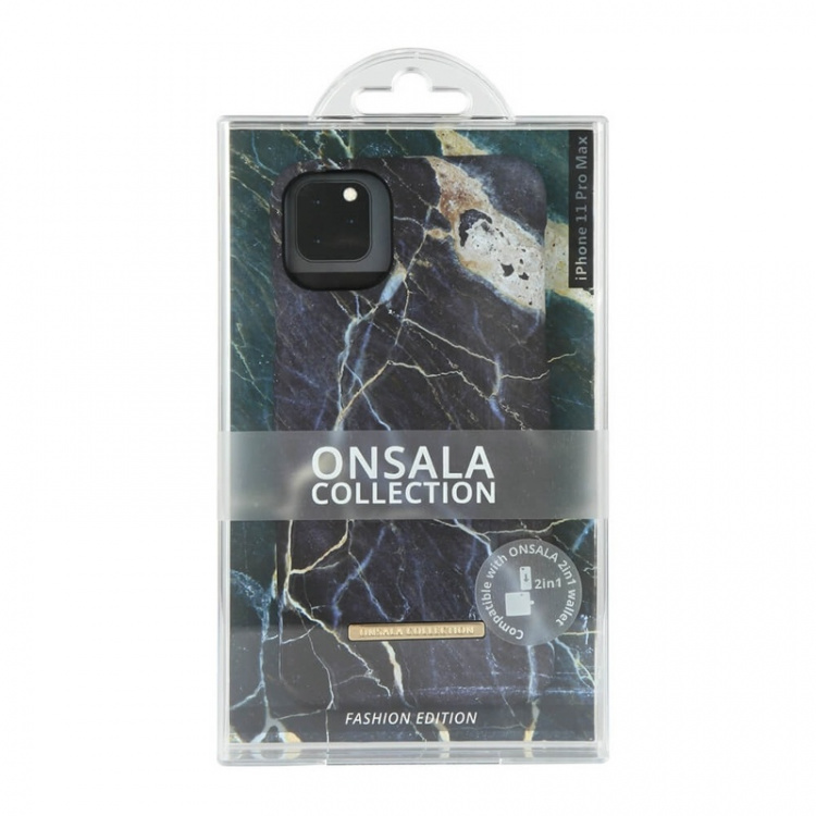 Onsala Mobile Cover Soft Black Galaxy Marble iPhone 11 Pro Max
