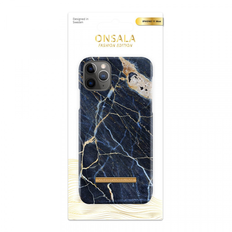 Onsala Mobile Cover Soft Black Galaxy Marble iPhone 11 Pro Max