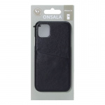 Onsala Mobilecover Black iPhone 11 Creditcard Pocket Onsala Mobilecover Black iPhone 11 Creditcard Pocket