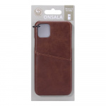 Onsala Mobilecover Brown iPhone 11 Pro Max Creditcard Pocket
