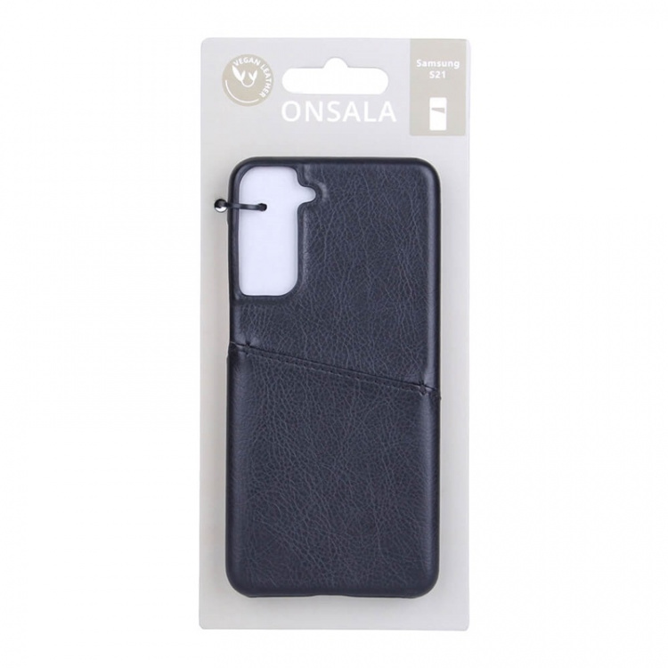 Onsala Mobile Cover Black with Cardpocket Samsung S21 / S30 5G