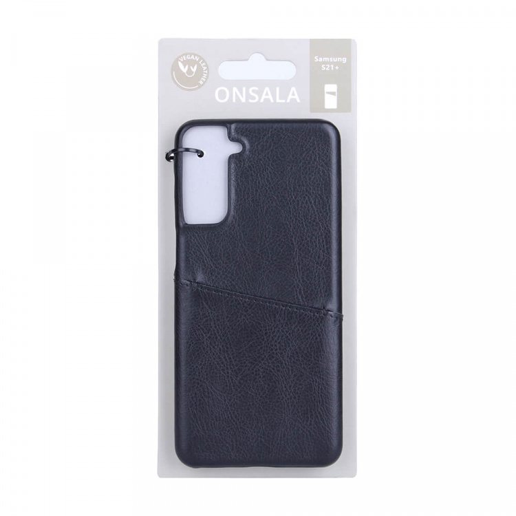 Onsala Mobile Cover Black with Cardpocket Samsung S21+/S30+ 5G