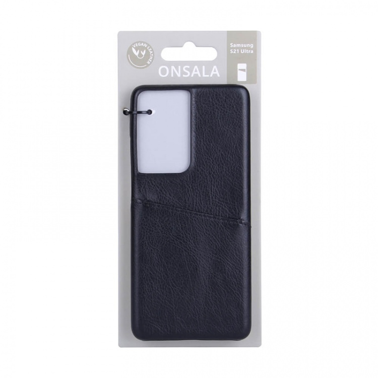 Onsala Mobile Cover Black with Cardpocket Samsung S21 Ultra /S30 Ultra 5G