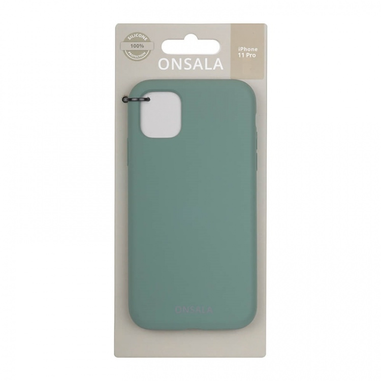 Onsala Phone Case Silicone Pine Green - iPhone 11 Pro Onsala Phone Case Silicone Pine Green - iPhone 11 Pro