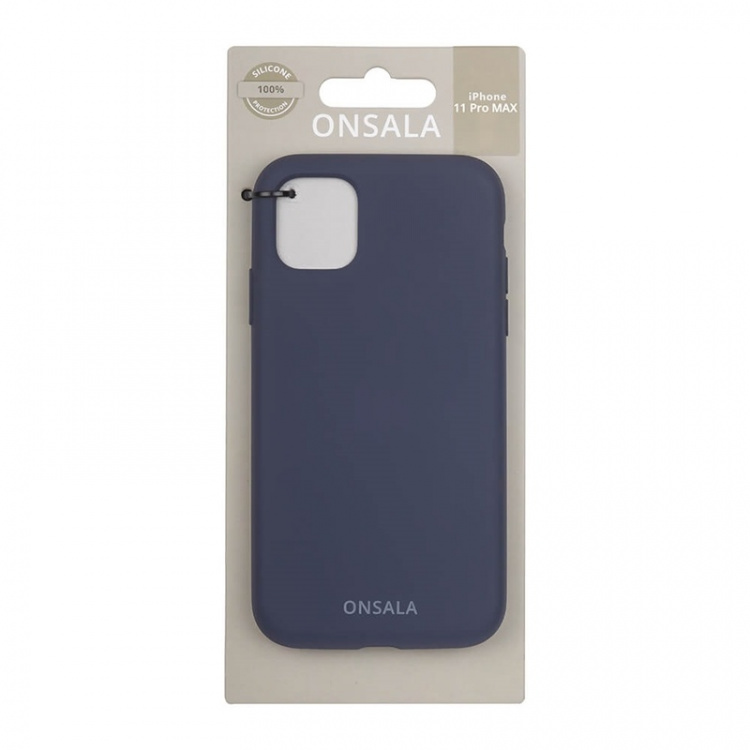 Onsala Phone Case Silicone Cobalt Blue - iPhone 11 Pro Max
