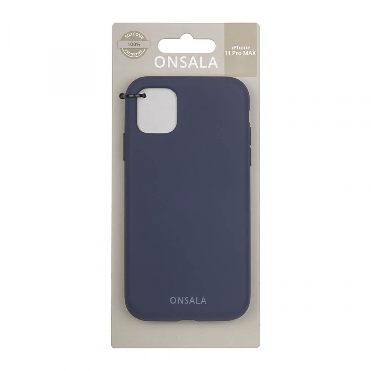 Onsala Phone Case Silicone Cobalt Blue - iPhone 11 Pro Max