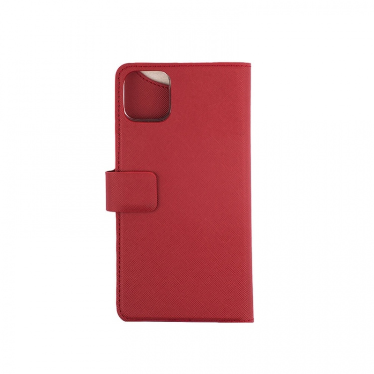 Onsala Wallet Case Saffiano Red - iPhone 11 Pro Max
