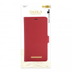 Onsala Wallet Case Saffiano Red - iPhone 11 Pro Max