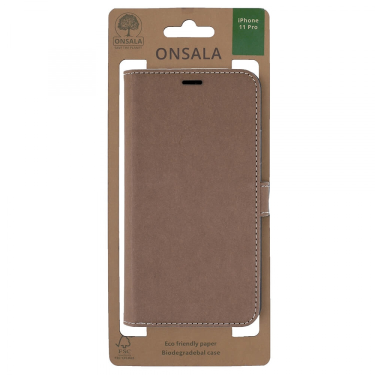 Onsala ECO Mobile Wallet Brown iPhone 11 Pro Onsala ECO Mobile Wallet Brown iPhone 11 Pro