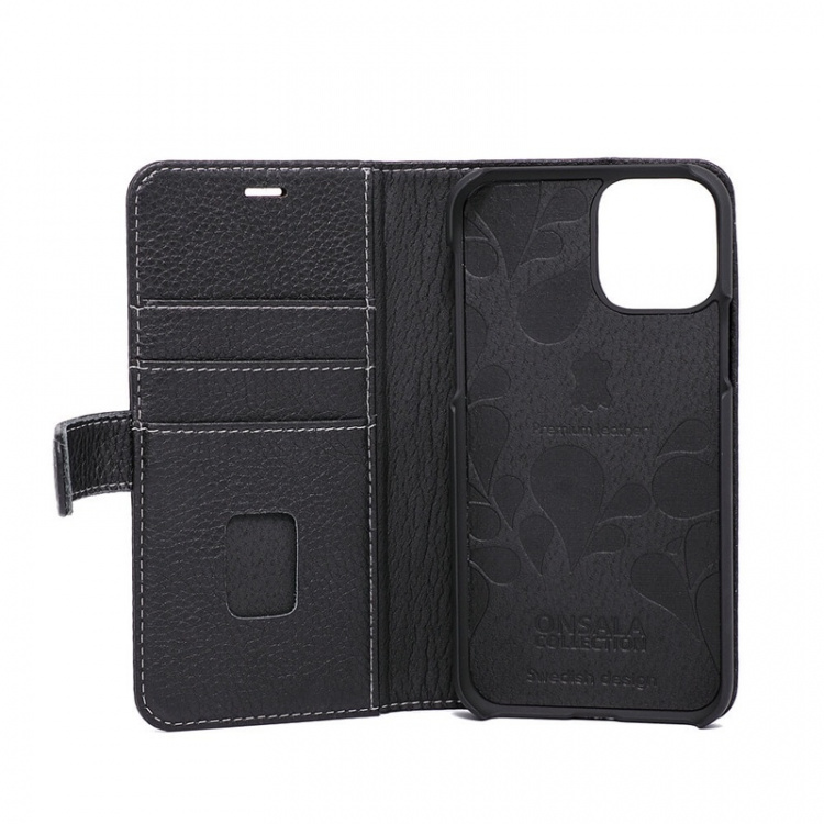 Onsala Wallet Leather Black iPhone 11 Pro