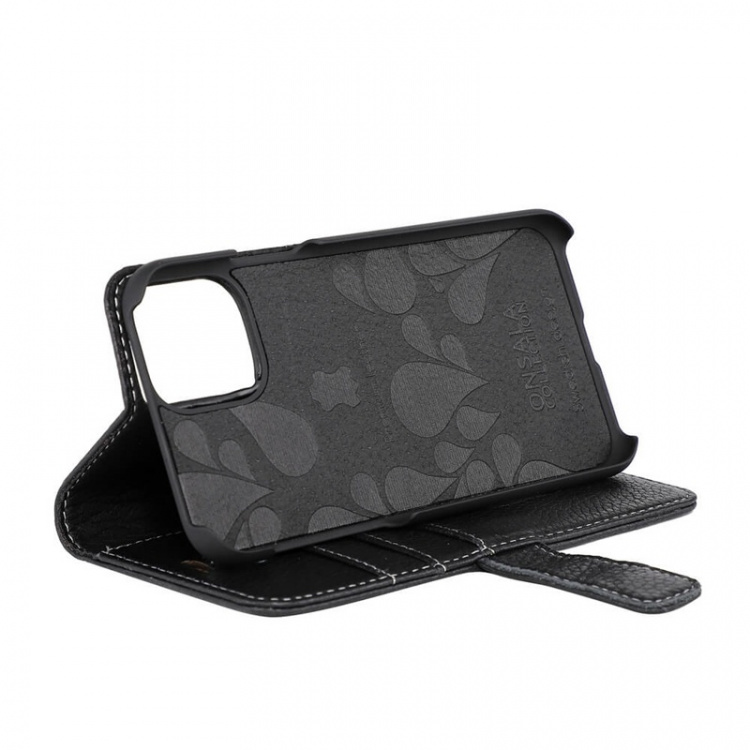 Onsala Wallet Leather Black iPhone 11 Pro Max Onsala Wallet Leather Black iPhone 11 Pro Max