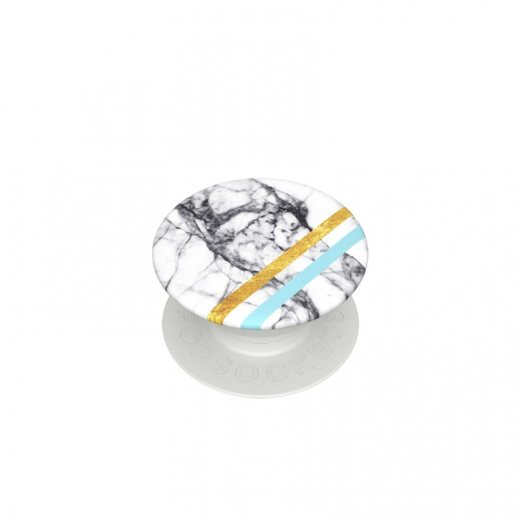 PopSockets White Marble Glam Removable MINI Grip 3pack