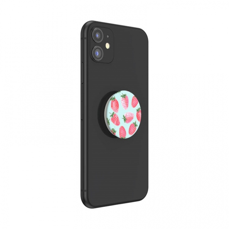 PopSockets Strawberry Rain Removable Grip with Standfunction