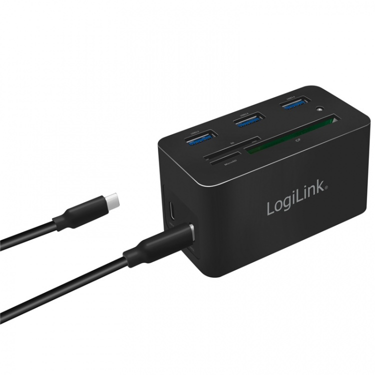 LogiLink PC-/Mac-minidocka HDMI, USB-C,