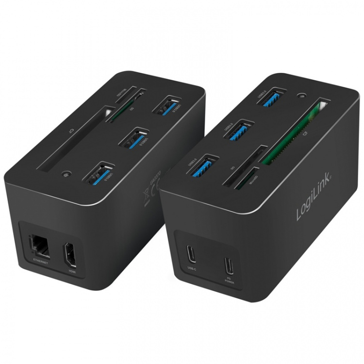 LogiLink PC-/Mac-minidocka HDMI, USB-C,