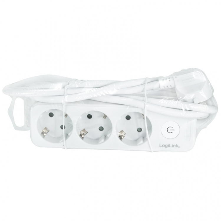 LogiLink Grenuttag 3-vägs med brytare 1