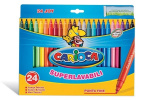 Carioca Pencils with thin tip, 24 pcs
