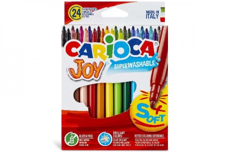 Carioca Pencils with thin tip, 24 pcs