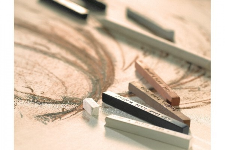 Conté à Paris Pastellkritor B, Svart