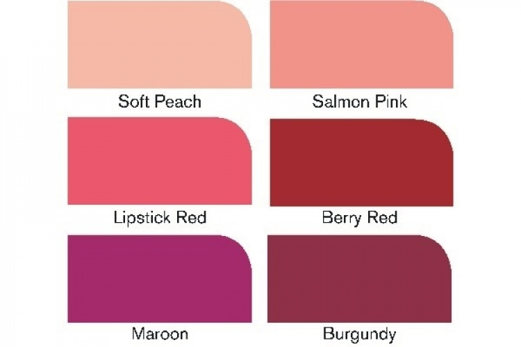 Winsor Promarker 6st, Red tones