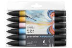 Winsor WaterColour Marker 6-pack, Sky tones set