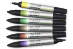 Winsor WaterColour Marker 6-pack, Foliage tones set