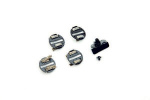 Scalextric Guide Blade (1st) + Screw (1st) + 4pcs Braid Normal