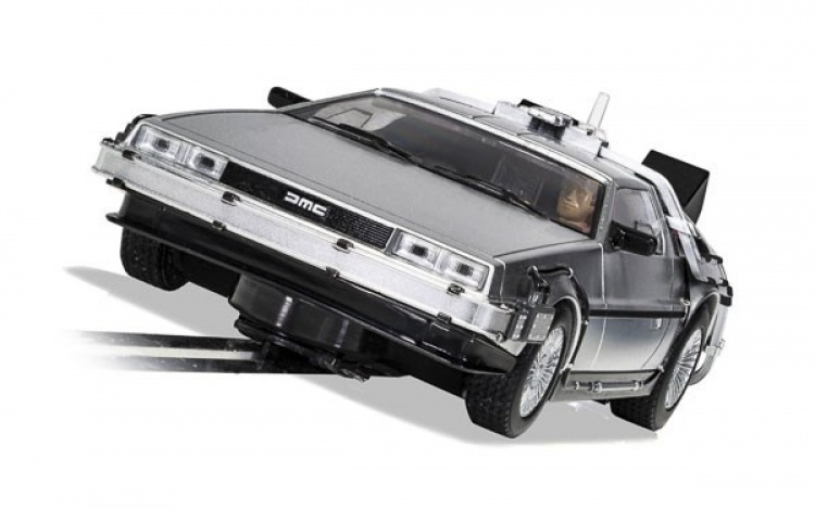 Scalextric DeLorean från Back to the Future 2 Scalextric DeLorean från Back to the Future 2