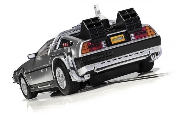 Scalextric DeLorean från Back to the Future 2 Scalextric DeLorean från Back to the Future 2