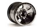 Warlock Wheel Black Chrome (2.2In/2Pcs)