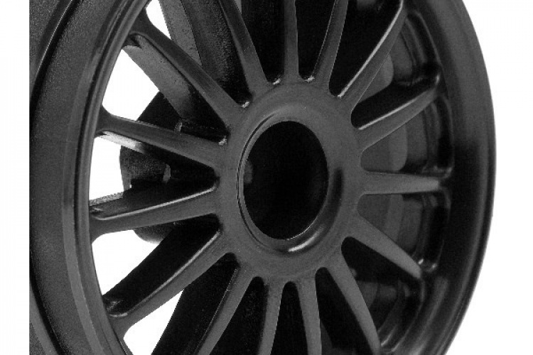 WR8 Tarmac Wheel Black (2.2inch57X35Mm/2Pcs)