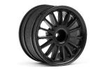 WR8 Tarmac Wheel Black (2.2inch57X35Mm/2Pcs)