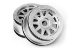 Tr-10 Glue-Lock Wheel Matte Chrome (120X60Mm/2Pcs)