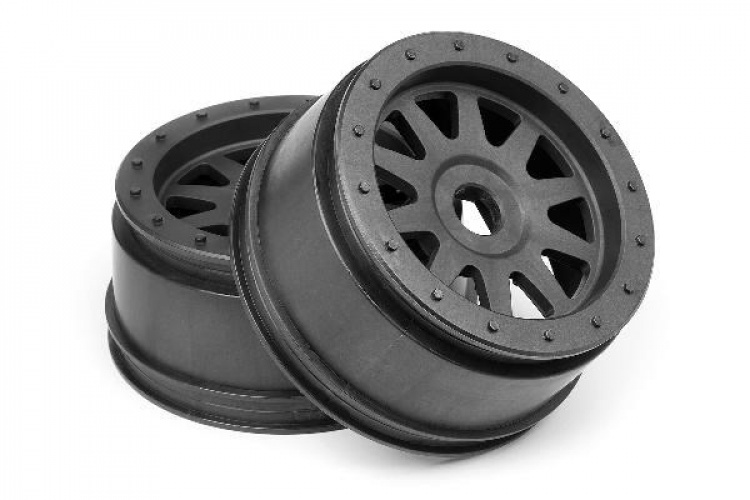 Tr-10 Glue-Lock Wheel Gunmetal (120X60Mm/2Pcs)