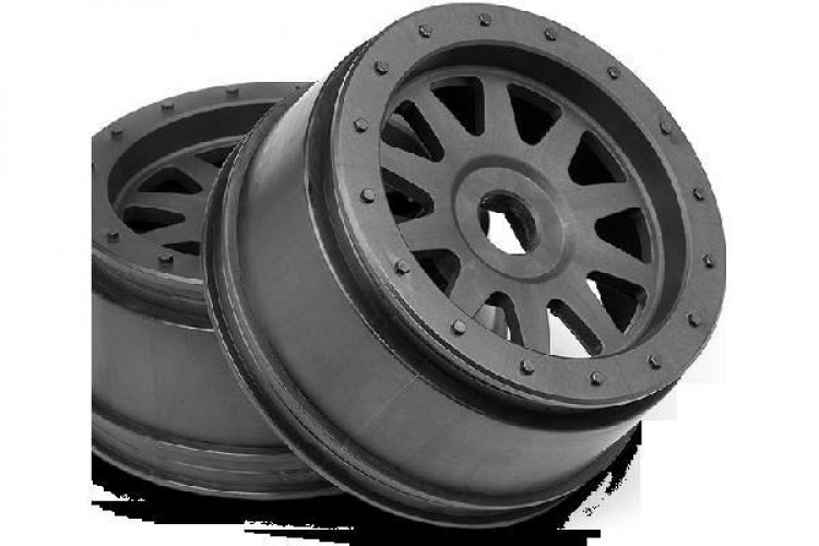 Tr-10 Glue-Lock Wheel Gunmetal (120X60Mm/2Pcs)