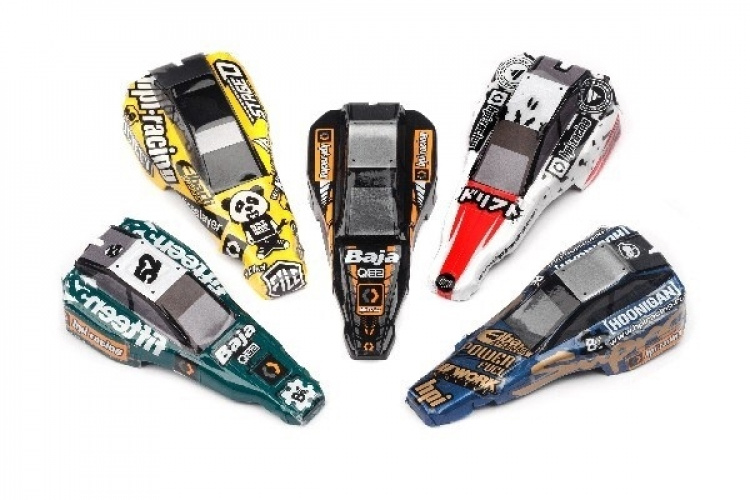 Q32 Baja Buggy Body And Wing Set (Clear)