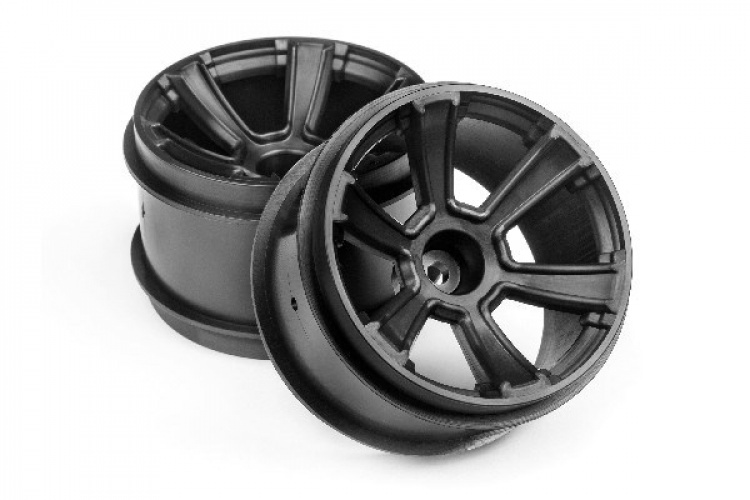 6-Shot Mt Wheel (Black/2Pcs)